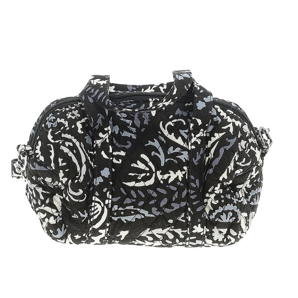 NWOT VERA BRADLEY RETIRED Paisley Noir Mini Satchel Adjustable Crossbody Bag - Picture 1 of 4